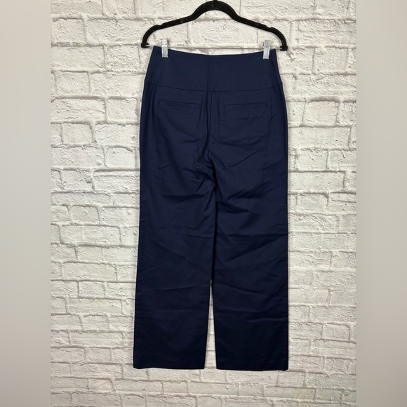 Ralph Lauren Navy Nautical Cropped Wide Leg Trousers size 4 - Picture 6 of 7